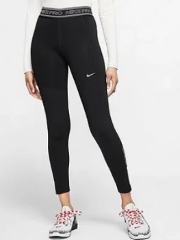Image of Nike Training Pro 7/8 Leggings - Black
