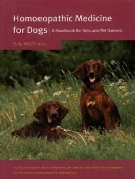 Image of Homoeopathic Medicine for Dogs by H G Wolff Paperback