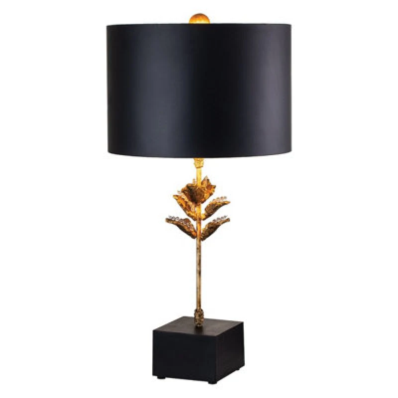 Image of Flambeau Flambeau Camilia Table Lamp - Black