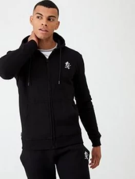Image of Gym King Basis Tracksuit Top - Black, Size S, Men