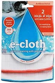 Image of E-Cloth Antibacterial Wash & Wipe Cl 2 unit
