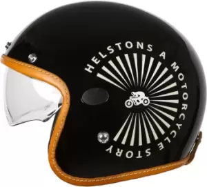 image of Helstons Sun Carbon Jet Helmet, black, Size S, black, Size S