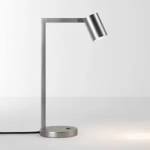 Image of Ascoli Desk Table Lamp Matt Nickel, GU10