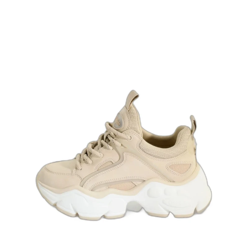Image of Buffalo Womens textile Trainers Buffalo Binary C Beige Female 39