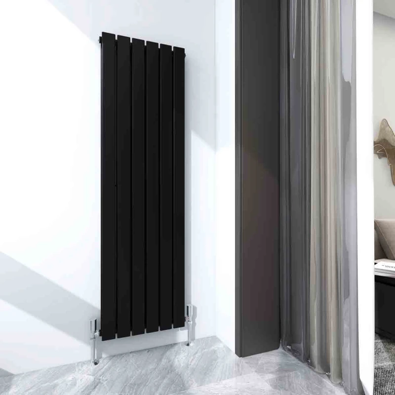 Image of MCC DIRECT Mcc Direct - 1600 x 408mm Double Designer Flat Panel Central Heating Radiator white HD2201