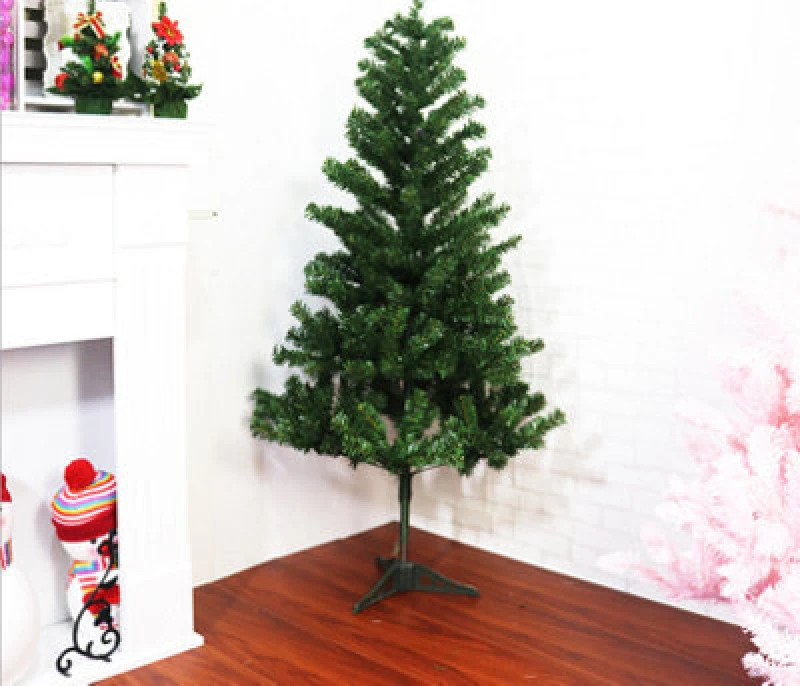 Image of Shatchi 5ft Pine Green 339 Tips Plastic Stand Green