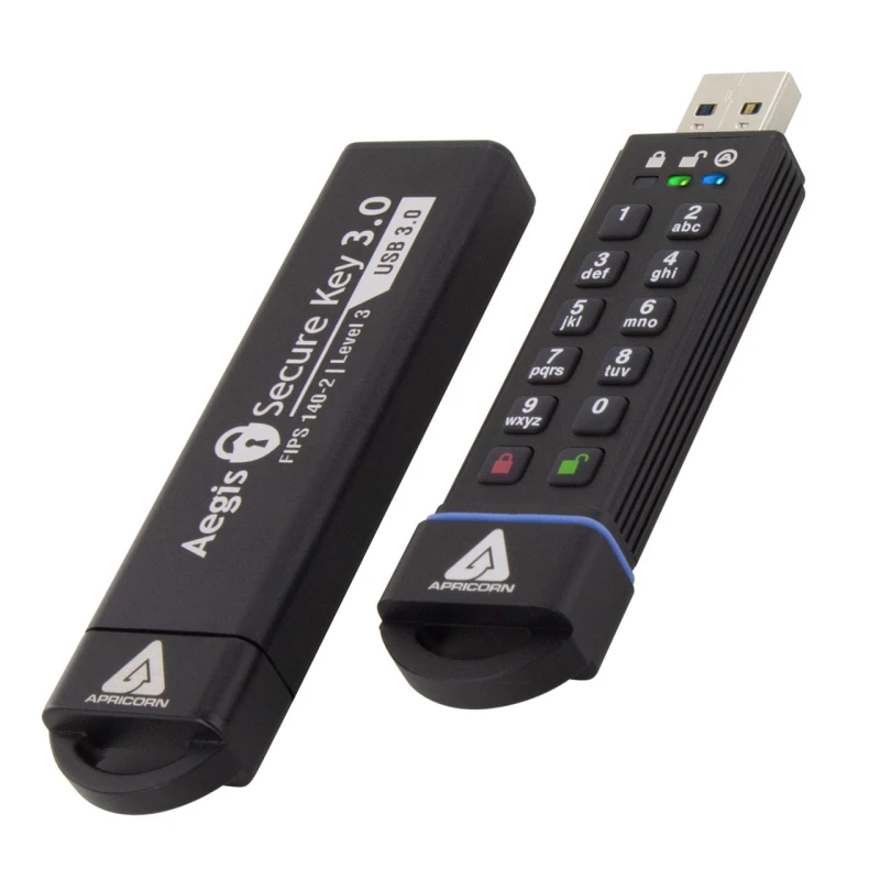 Image of Apricorn Aegis Secure Key 3.0 USB flash drive 480 GB USB Type-A 3.2 Ge