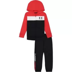 Image of Under Armour Armour Angular Hoodie Set Infant Boys - Red