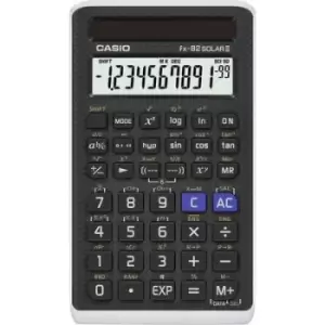 Image of Casio FX-82SOLARII CAS calculator Black Display (digits): 10 solar-powered (W x H x D) 71 x 10 x 134 mm