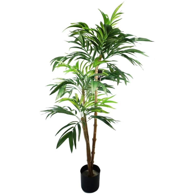 Image of Leaf 140cm UV Resistant Artificial Mango Leaf Tree Green