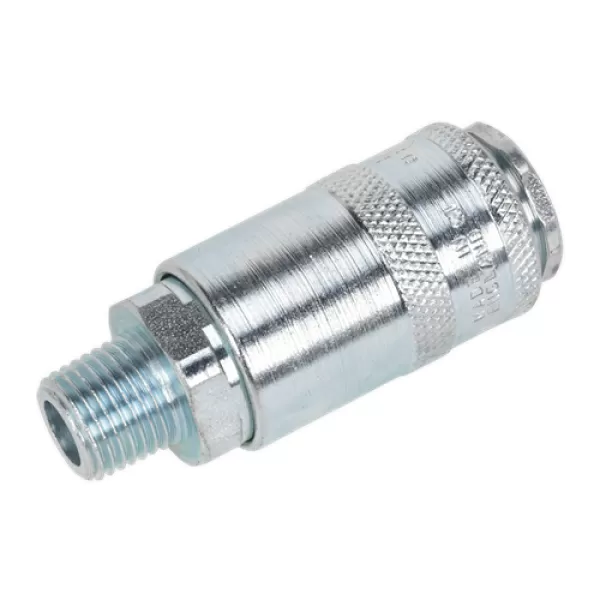 Image of Genuine SEALEY ACP01 Coupling Body Male 1/4BSPT Pack of 5