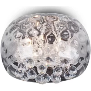 image of Ice Cylindrical Ceiling Light Chrome