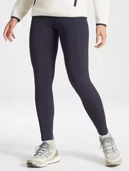 Image of Craghoppers Winter Trekking Leggings - Navy, Dark Navy, Size 12, Women
