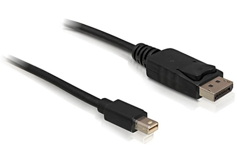 Image of DeLOCK mini DP/DP 1.2 2m Mini DisplayPort DisplayPort Black