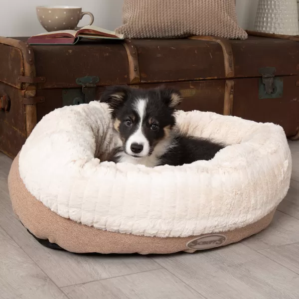Image of Scruffs Ellen X-Large Donut Bed - Tan