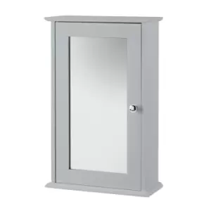 image of Alaska Mirrored Wall Cabinet Grey