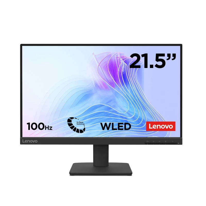 Image of Lenovo L22-4e computer monitor 54.6cm (21.5") 1920 x 1080 pixels Full HD LCD Black 67D5KAC6UK