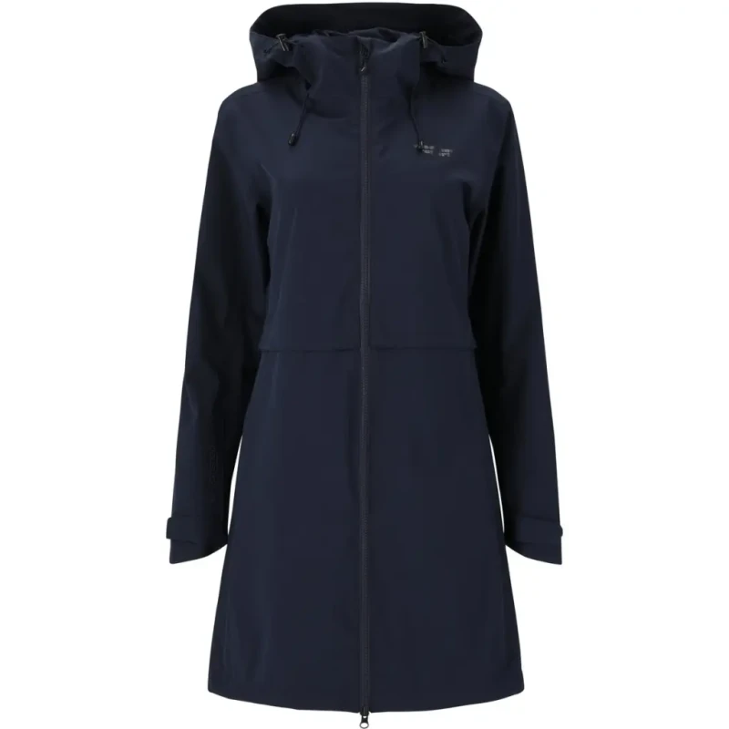 Image of Weather Report Womens long waterproof jacket Weather Report Dayton Bleu Female 36