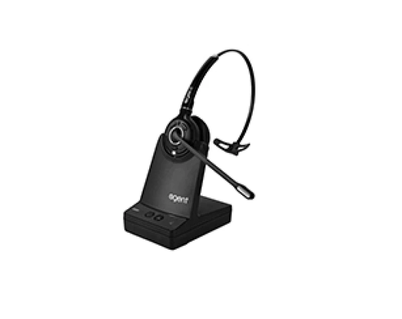 Image of Agent AW50 Monaural Headset Wireless Head-band Office/Call center Blac