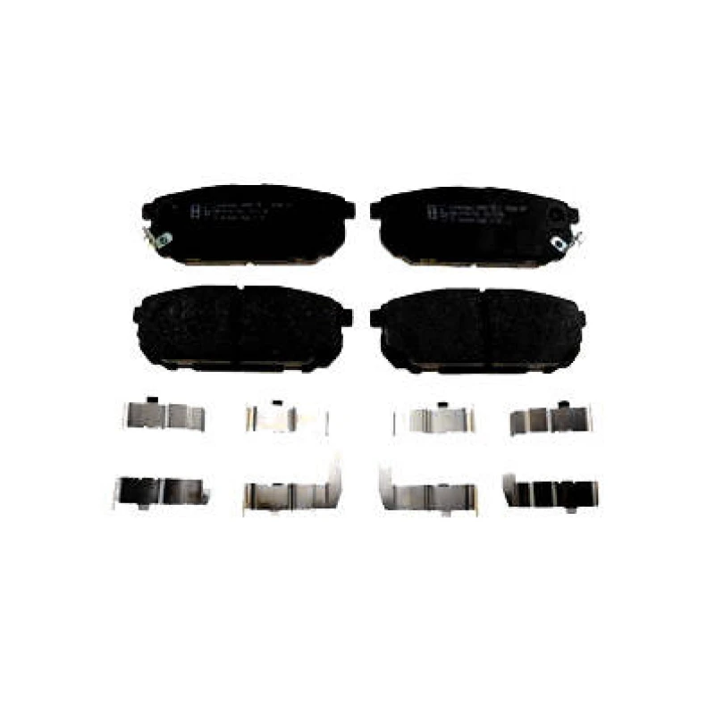 Image of ZIMMERMANN 24058.155.2 Brake pad set Rear Axle, with acoustic wear warning, Photo corresponds to scope of supply Brake Pad Set,disc brake (402)
