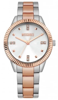 image of Missguided Silver Coloured Bracelet Watch