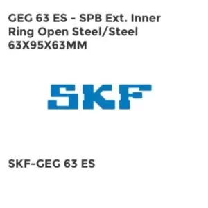 Image of GEG 63 ES - SPB Ext. Inner Ring Open Steel/Steel 63X95X63MM
