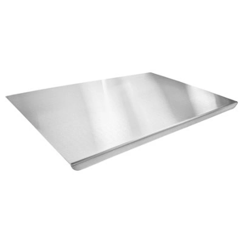 Image of Argon Tableware Counter Edge Chopping Board - 60 X 40Cm - Stainless Steel Non-Slip Kitchen Worktop Saver Food Cutting Protector