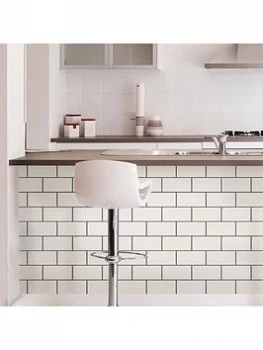 Image of Fine Decor In Home Subway Peel and Stick Backsplash Tiles