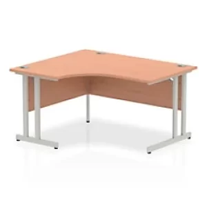 image of Dynamic Ergonomic Desk Impulse ICDLC14BCH Rectangular MFC 1000 mm x 600 mm x 730 mm Grey Oak