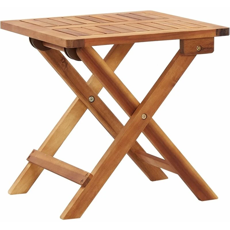 Image of VIDAXL Folding Garden Coffee Table 40x40x40cm Solid Acacia Wood vidaXL 8719883785158