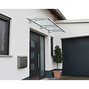 image of Palram Aquila 2050 Modern Polycarbonate Door Canopy - 915 x 2055 mm