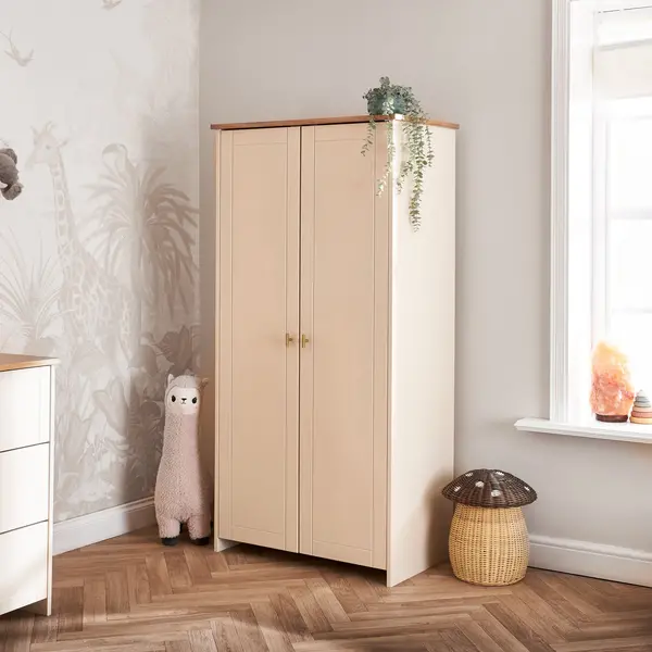 image of Obaby Evie Double Wardrobe Natural