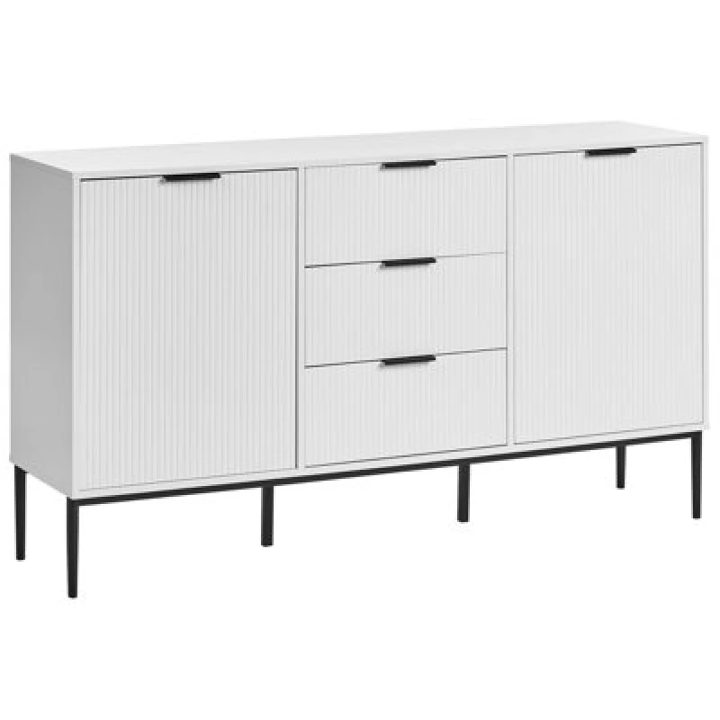 Image of Beliani 2 Door Sideboard Leduc White