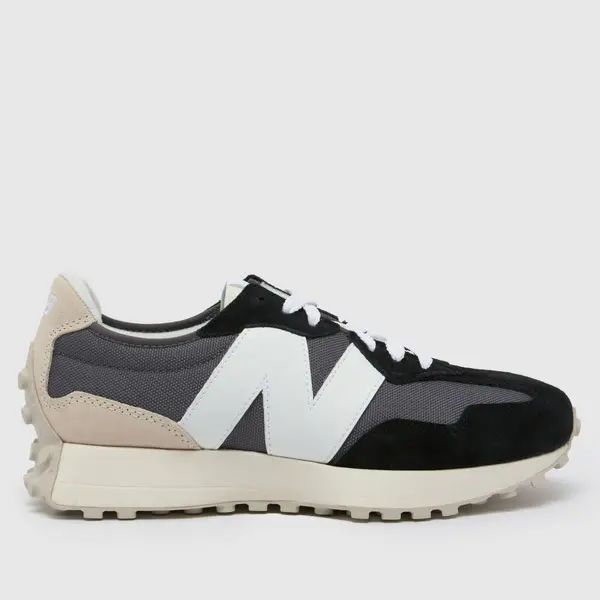 Image of New Balance 327 trainers in Black & white Black & White UK 8 (EU 42)