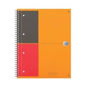 image of Original Oxford A4 Plus International Connect Wirebound Notebook Ruled 80 Sheets White