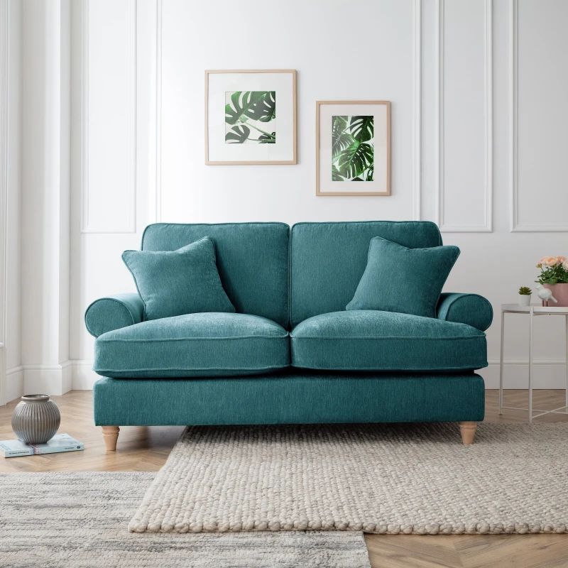 Image of The Great Sofa Company Ezra 2 Seater Sofa Manhattan Emerald Emerald Unisex