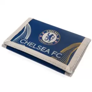 Image of Chelsea FC Nylon Wallet (One Size) (Blue/White)