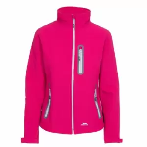 image of Trespass Womens/Ladies Hallie Softshell Jacket (L) (Cassis)