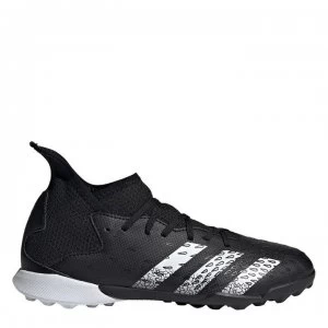 Image of adidas Predator Freak .3 Junior Astro Turf Trainers - Black
