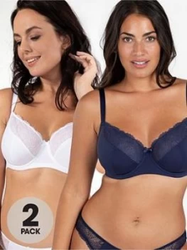 image of Dorina Faith 2 Pack Non Padded Bra