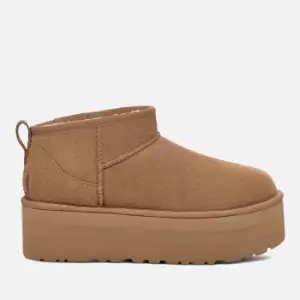 Image of UGG Classic Ultra Mini Platform Suede Boots - UK 4