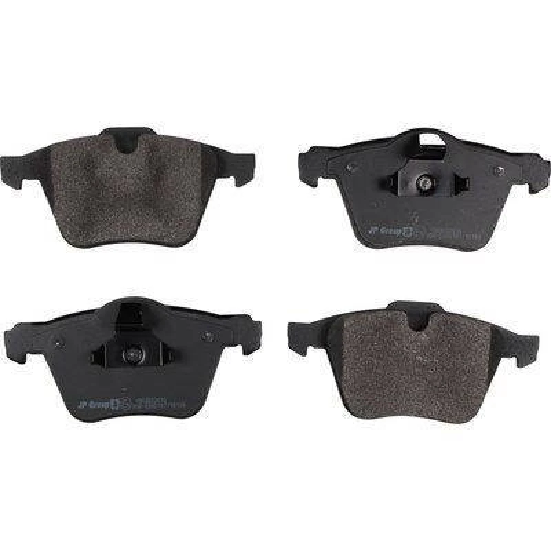 Image of JP GROUP 1563602610 Brake pad set JP Front Axle, excl. wear warning contact Brake Pad Set,disc brake (402)