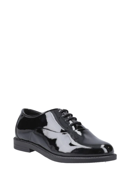 Image of Hush Puppies Womens Nellie Patent Shoe in Black Size: 3 Black Female 3