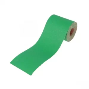 image of Faithfull FAIAR10040G Aluminium Oxide Sanding Paper Roll Green 100...