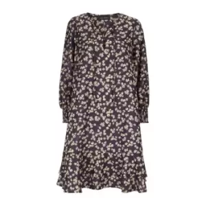 Image of James Lakeland Daisy Print Dress - Blue
