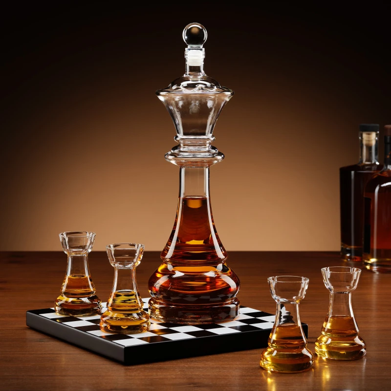 Image of Connoisseur Creations Chess Decanter Set 127001