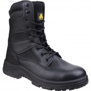 Image of Amblers Mens Safety Combat Hi-Leg Waterproof Metal Free Boots Black Size 11