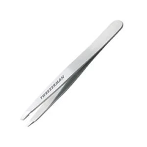 Image of Tweezerman Stainless Steel Slant Tweezer Signature Red