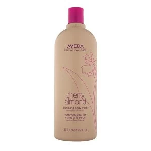 image of Aveda cherry almond hand and body wash - 1 litre