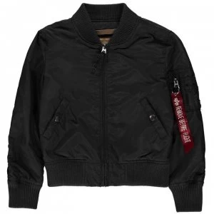 image of Alpha Industries MA1 TT Bomber Jacket - Black